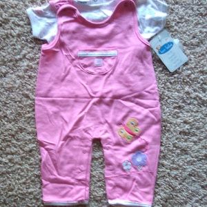 Baby girl set outfit 0-3 months by bon bebe
